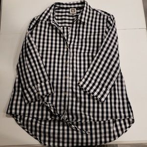 Anne Klien Womens Button Down